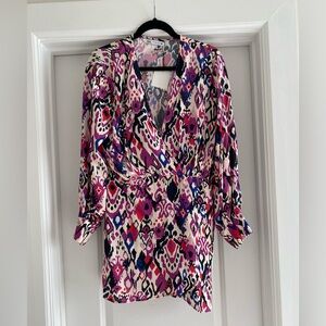 NWT Printed Zara dress in size L in mini length